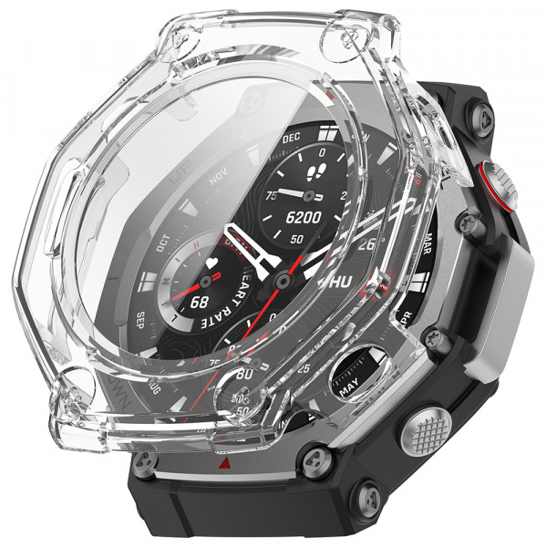 Husa Techsuit Defense360 Pro pentru Amazfit T-Rex 3, Transparenta
