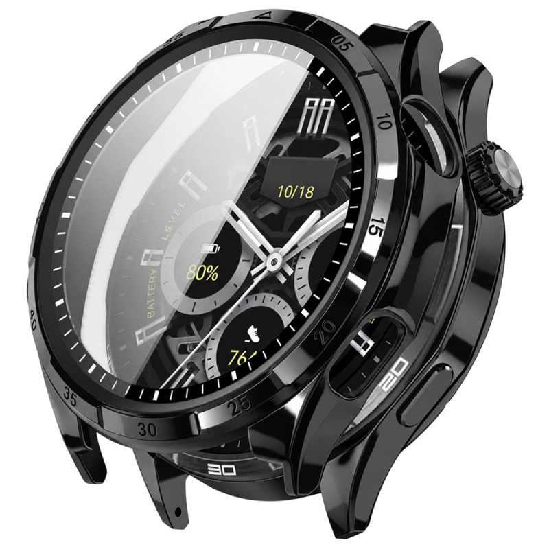 Husa Techsuit Defense360 Pro pentru Honor Watch 6, Neagra