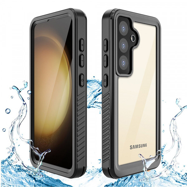 Husa Waterproof pentru Samsung Galaxy S24+ S926, ShellBox, Neagra