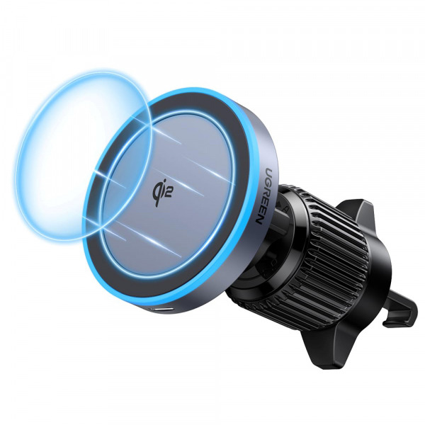 Incarcator Auto Wireless UGREEN W708, 15W, 1.67A, Negru