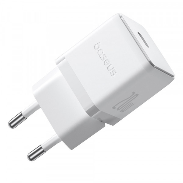 Incarcator Retea Baseus Palm, 20W, 3A, 1 x USB-C, Alb P10111602213-00
