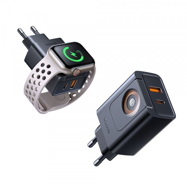 Incarcator Retea McDodo CH-3700 Companion, 30W, 3A, 1 x USB-A - 1 x USB-C, Negru