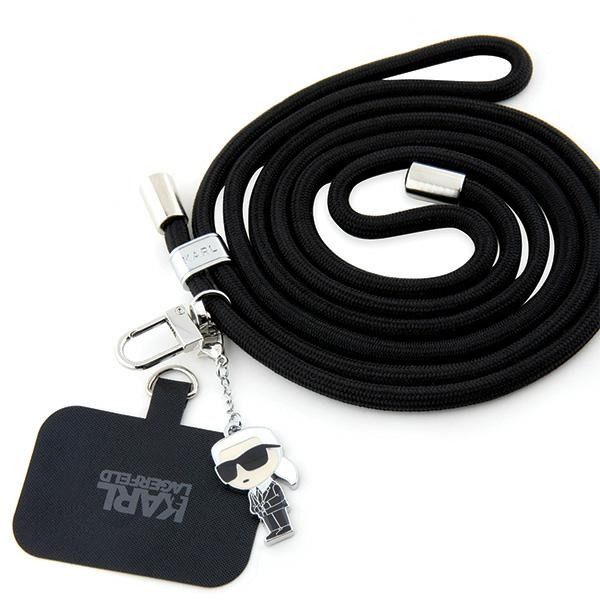 Snur Telefon Karl Lagerfeld Ikonik Karl, Negru