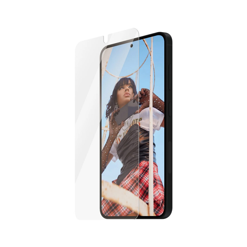 Folie de protectie Ecran PanzerGlass Safe. Ultra-Wide Fit EasyAligner pentru Samsung Galaxy S25 S931 / S24 S921, Sticla Securizata, Full Glue - Sensibilitate la atingere pastrata
