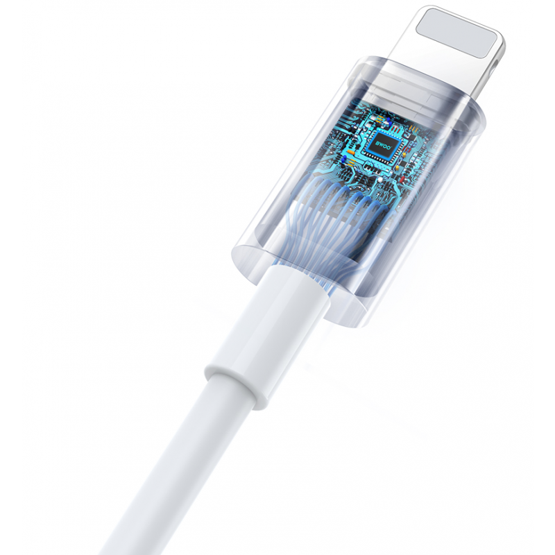 Handsfree Lightning BWOO BO-HF179, Alb  - Conexiune directa Lightning