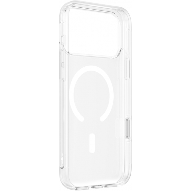 Husa MagSafe pentru Apple iPhone 17 Pro Max / 18 Pro Max, Belkin, SheerForce Clear, Transparenta MSA032hqCL - Cum se poarta la caderi
