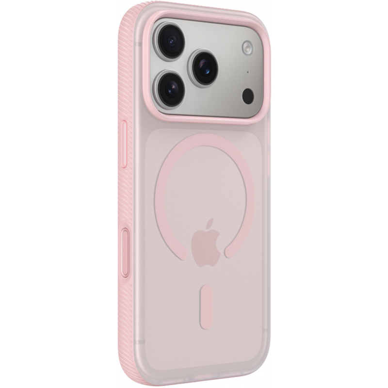 Husa MagSafe pentru Apple iPhone 17 Pro / 18 Pro, Belkin, SheerForce Grip, Roz MSA035hqPK - Cand il ia altcineva in mana