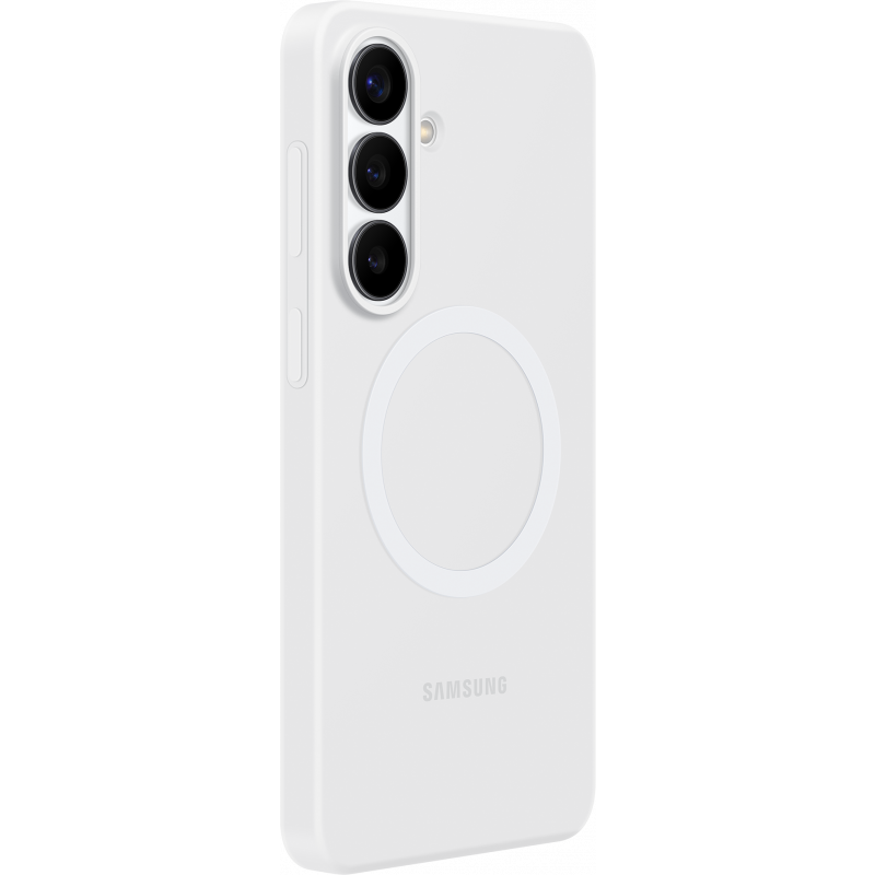 Husa pentru Samsung Galaxy S26 Plus S947, Silicone Magnet Case, Alba EF-ES947CWEGWW - Textura si rezistenta la uzura