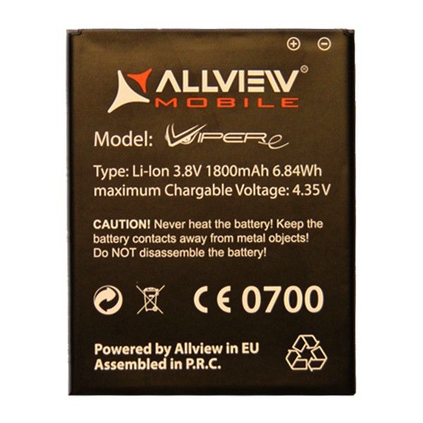 Baterie Acumulator Allview V1 Viper E   3.8V 1800 mAh 6.84 Wh