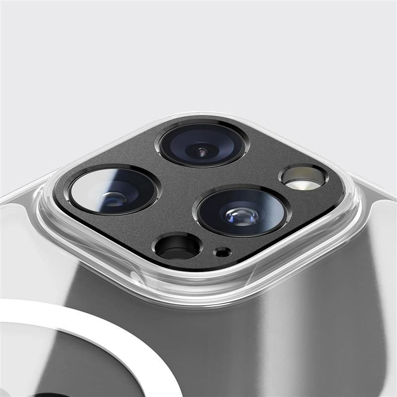 Rama protectie Camera Spate Tech-Protect Camalloy Fit+ pentru Apple iPhone 17 Pro Max / 18 Pro Max, Aluminiu, Bleumarin  - Cum o pui corect
