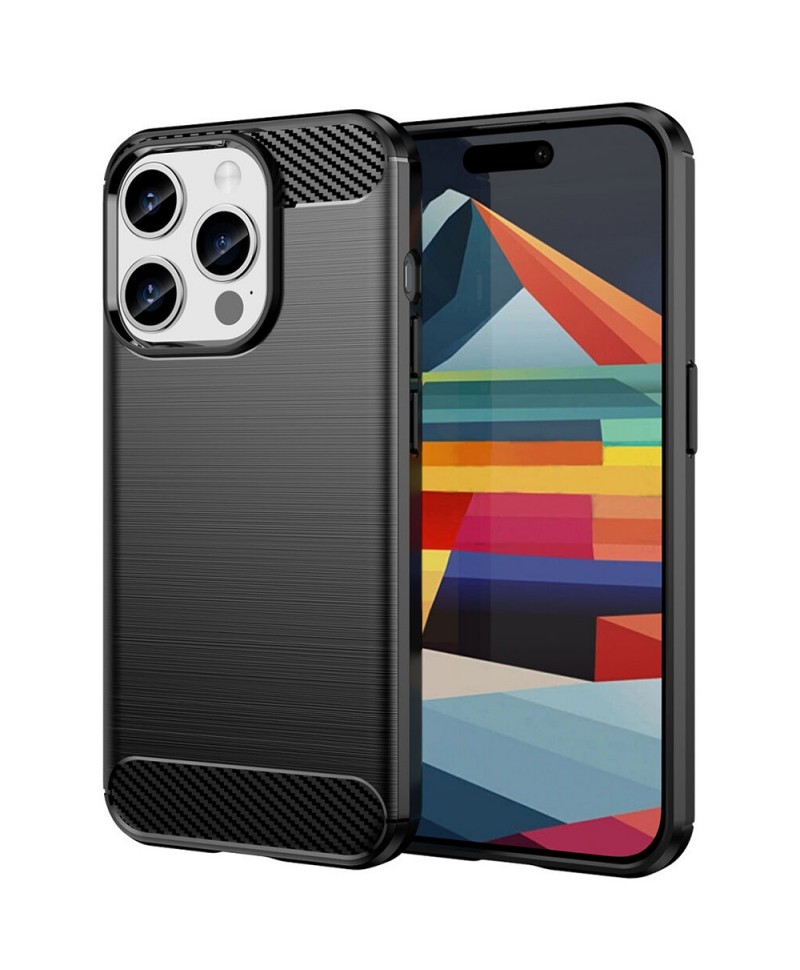Husa Carbon Fiber Silicone Samsung Galaxy S24 Plus, S926 - Potrivire stricta pe S24 Plus S926