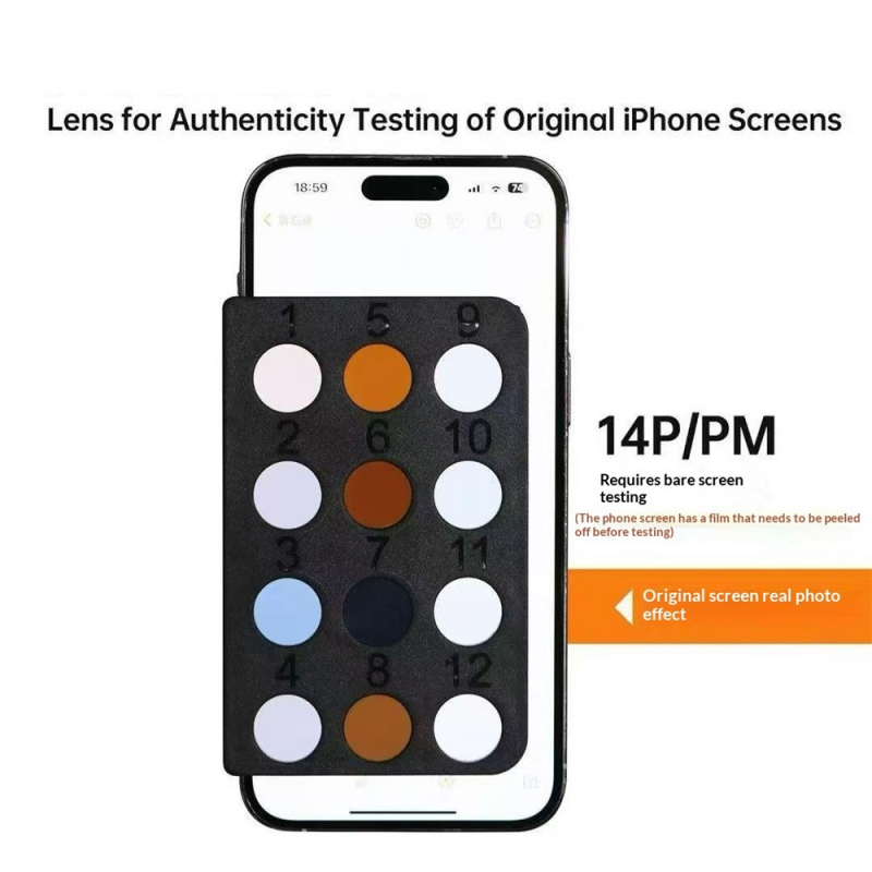 Tester Polarizare Display Mr.Yang pentru Apple iPhone 13 - 17 Series - Cum il tii in lucru