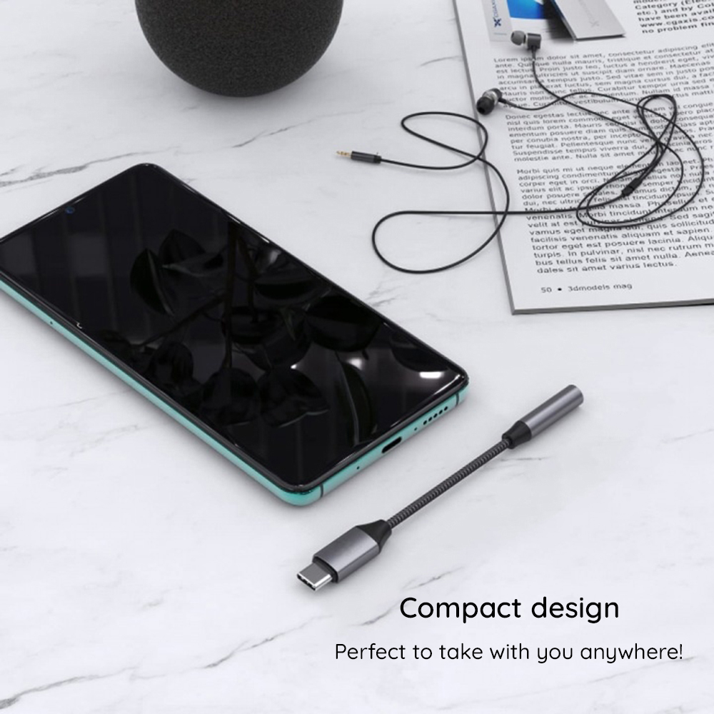 Adaptor Audio USB-C - 3.5mm Techsuit AC8 MusicDox, Gri - Scenarii de folosire
