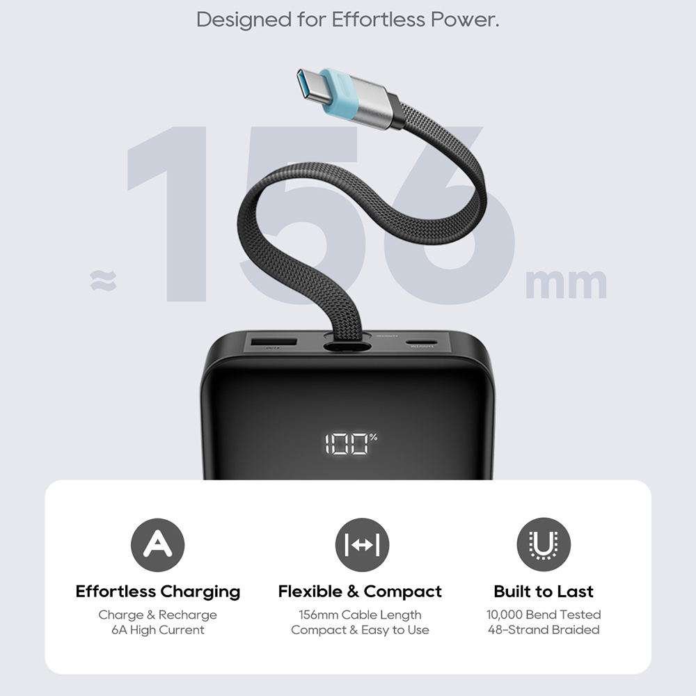 Baterie Externa Cuktech LPB252N, 25000mAh, 120W, QC + PD, 1 x USB-A - 2 x USB-C, Alba - Utilizare si intretinere