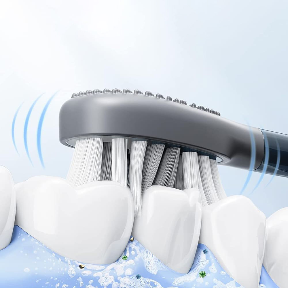 Capat Rezerva Gum Care pentru Periuta Electrica Bitvae S2 / S3, Set 4 bucati, Negru - Presiunea, greseala care strica totul