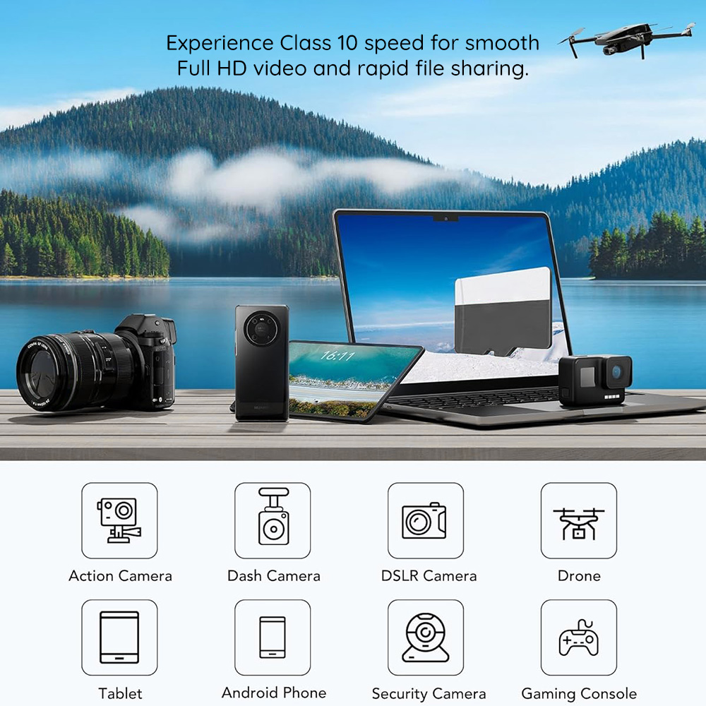 Card Memorie microSDXC Techsuit THCM11, 64Gb, Clasa 10, Cu Adaptor - Caracteristici