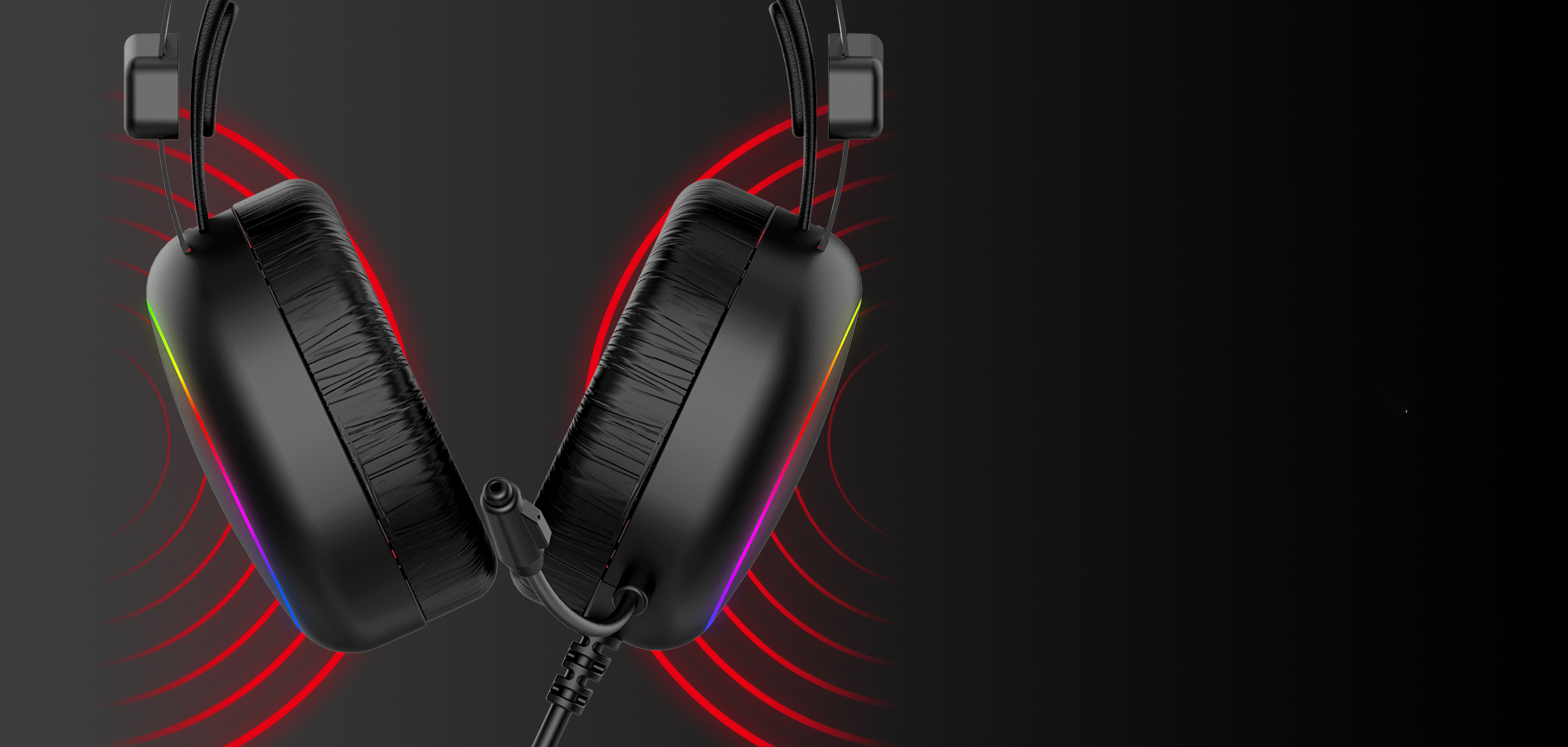 Casti Gaming 3.5mm HAVIT H2016d, RGB, 2m, Negre - Sunetul vine pe fir, exact la timp