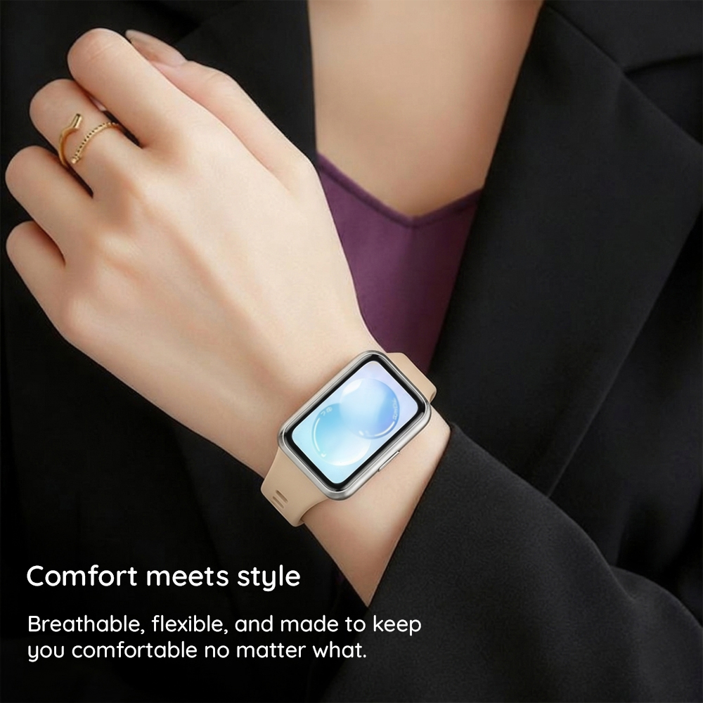 Curea Techsuit W081 pentru Honor Band 11 / 11 Pro, Neagra - Caracteristici