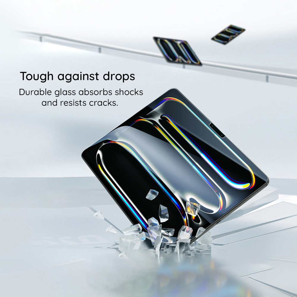Folie de protectie Ecran Blueo pentru Apple iPad Pro 13 (2024), Sticla Securizata, Full Glue - Potrivire pe Apple iPad Pro 13 (2024)