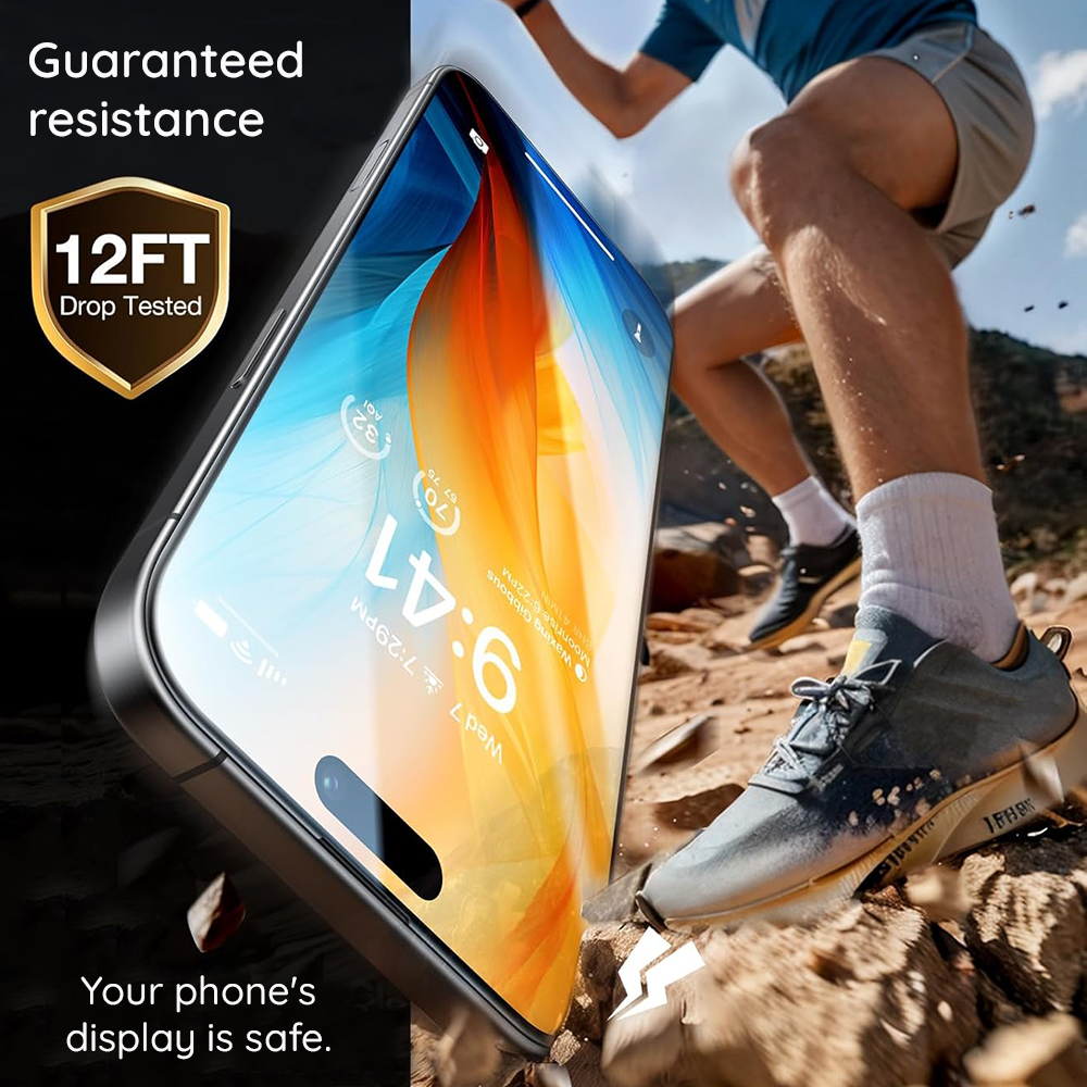 Folie de protectie Ecran Torras GlassGo Install Master pentru Apple iPhone 17 Pro Max, Sticla Securizata, Full Glue - Raspuns la atingere neschimbat