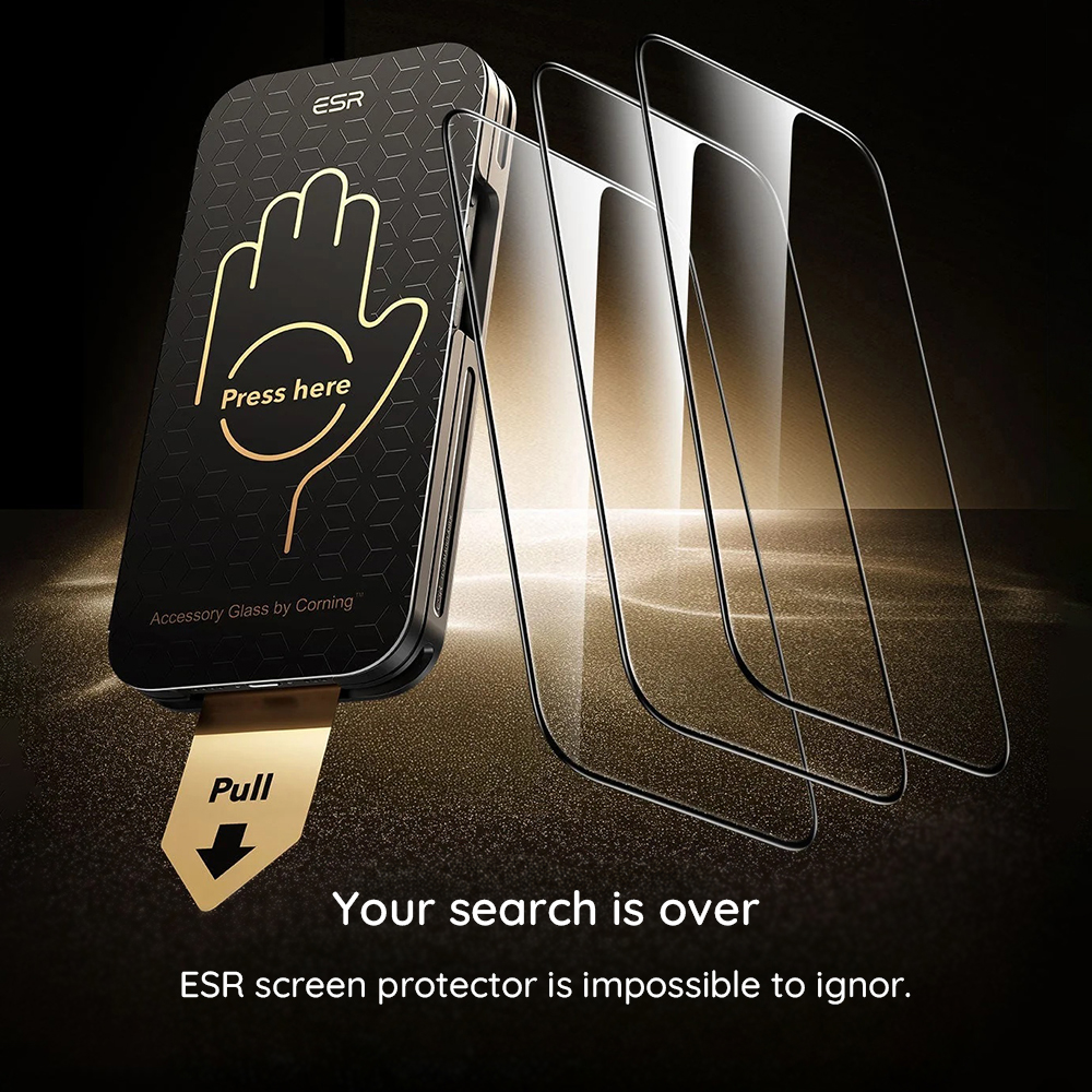 Folie de protectie Ecran ESR Armorite Pro UltraFit pentru Apple iPhone 18 Pro Max / 17 Pro Max, Sticla Securizata, Full Glue, Neagra - Cand schimbi folia veche
