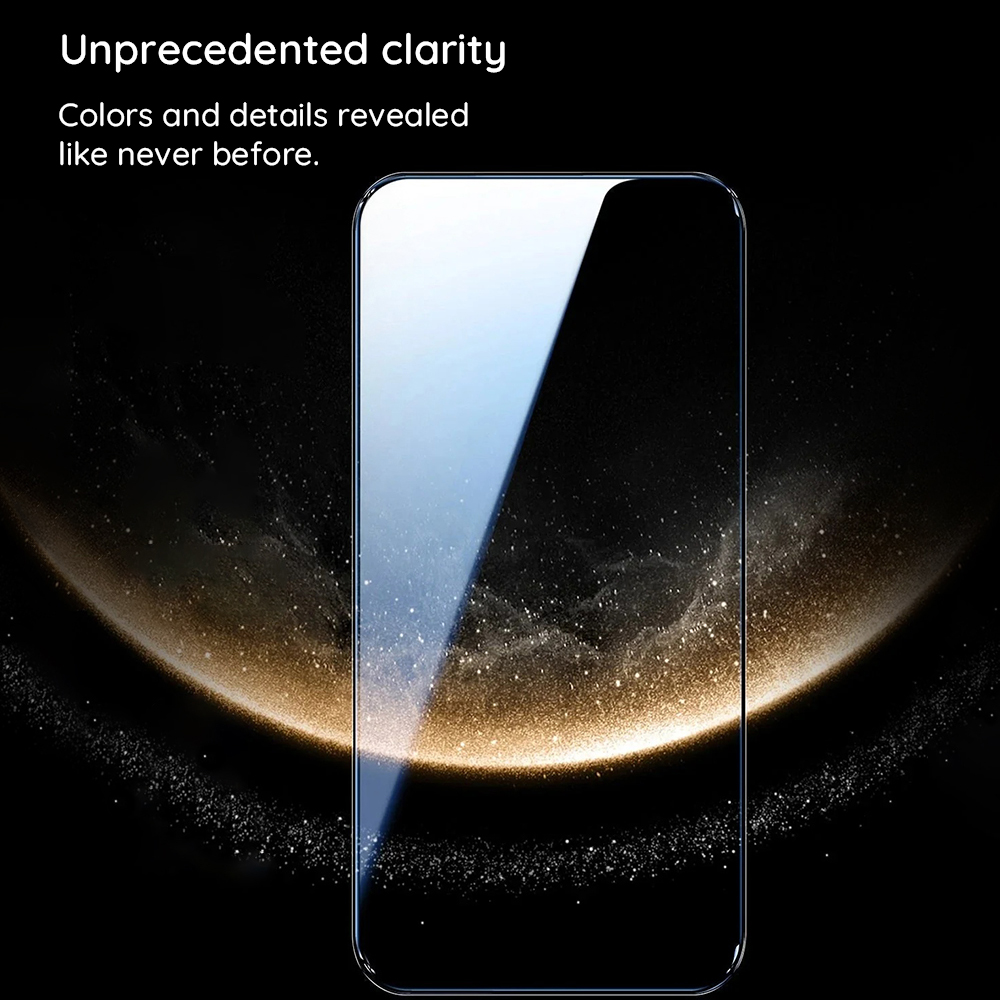 Folie de protectie Ecran ESR Armorite Pro UltraFit pentru Apple iPhone 18 Pro Max / 17 Pro Max, Sticla Securizata, Full Glue, Neagra - Sticla clara, fara compromis pe imagine
