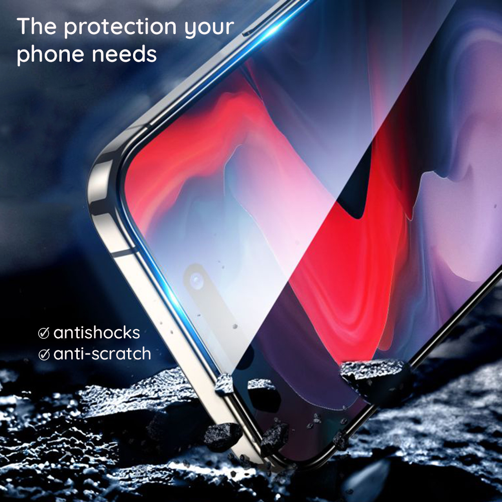 Folie de protectie Ecran ESR Armorite UltraFit pentru Apple iPhone 18 Pro Max / 17 Pro Max, Sticla Securizata, Full Glue, Set 2 bucati, Neagra - Zgarieturile vin fara sa scapi telefonul
