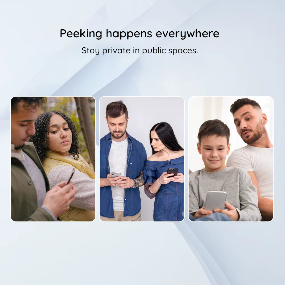 Folie de protectie Ecran Exterior Privacy Blueo Anti-Peep pentru Samsung Galaxy Z Fold8 F971, Sticla Securizata, Full Glue - Combinatia cu husa