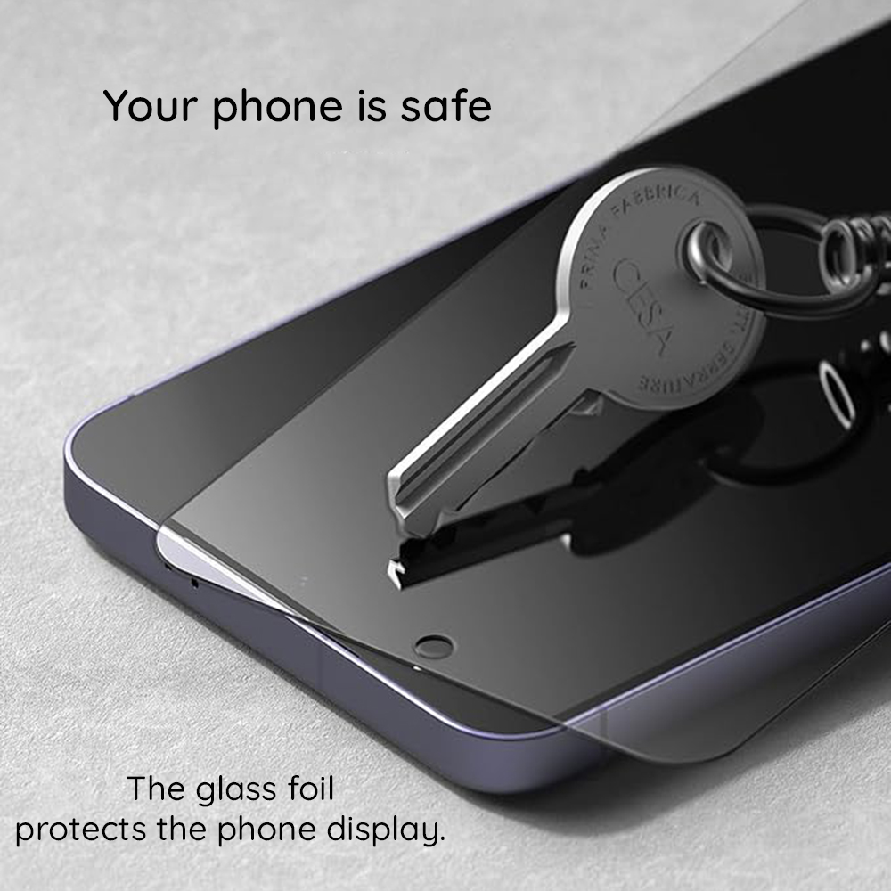 Folie de protectie Ecran Exterior Ringke Cover Display pentru Samsung Galaxy Z Flip7 F766, Sticla Securizata, Full Glue, Set 2 bucati - Sticla securizata pentru ecranul mic