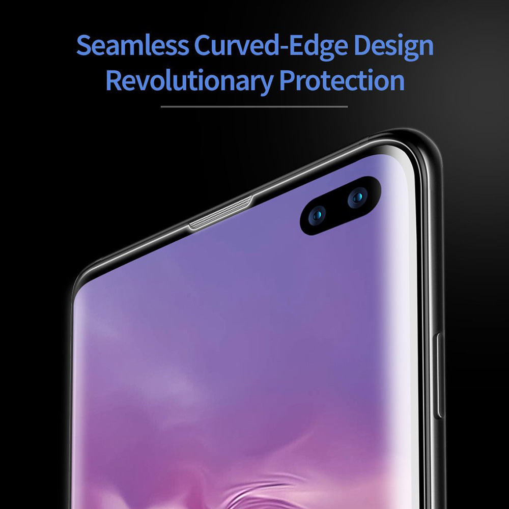 Folie de protectie Ecran Lito pentru Samsung Galaxy S24 FE S721, Sticla Securizata, Full Glue, 2.5D, Neagra - Full Glue: aderenta pe toata suprafata