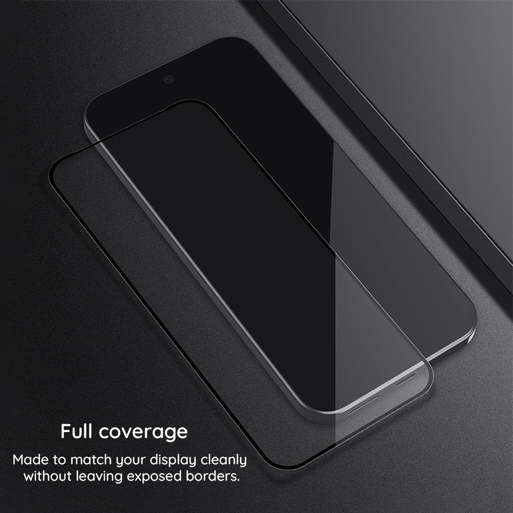 Folie de protectie Ecran Exterior Nillkin CP+ Pro with Applicator pentru Apple iPhone Duo, Sticla Securizata, Full Glue, Neagra - Caracteristici