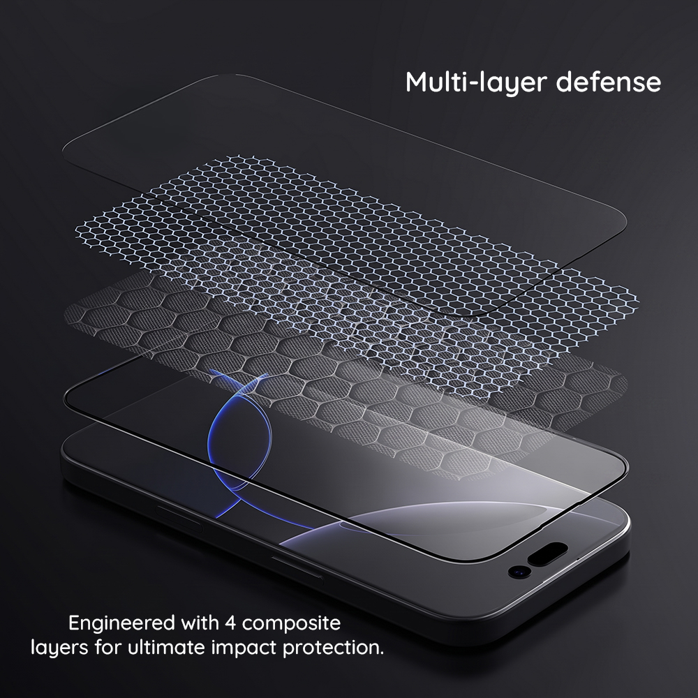 Folie de protectie Ecran Exterior Nillkin CP+ Pro with Applicator pentru Apple iPhone Duo, Sticla Securizata, Full Glue, Neagra - Montaj si intretinere