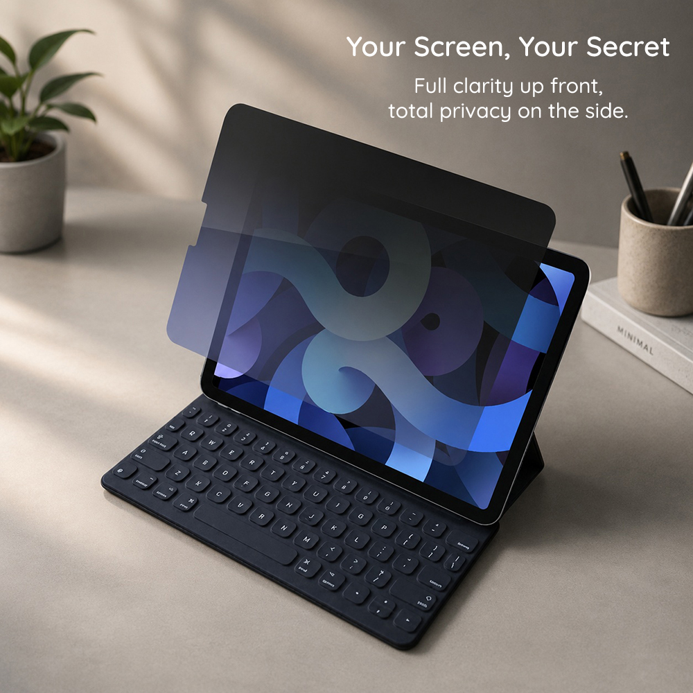 Folie de protectie Ecran Privacy Techsuit ArmorGlass CrystalHD pentru Apple iPad Pro 11 (2024), Sticla Securizata, Full Glue, Set 2 bucati - Bucataria e mediul cel mai dur