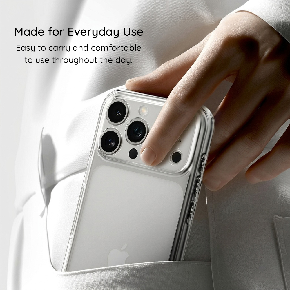 Husa MagSafe pentru Apple iPhone 18 Pro / 17 Pro, Spigen, Ultra Hybrid, Visinie Transparenta ACS12335 - Utilizare si intretinere