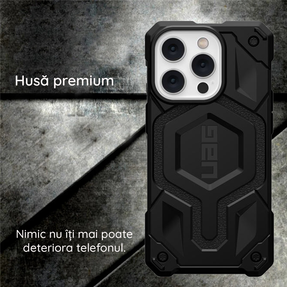 Husa MagSafe pentru Samsung Galaxy S26 S942, Urban Armor Gear, Monarch Pro, Neagra - Compatibilitate
