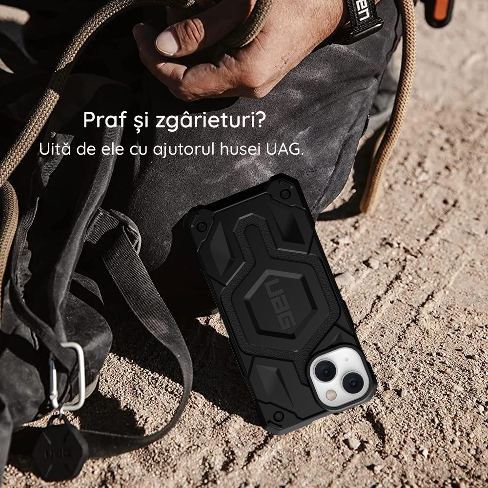 Husa MagSafe pentru Samsung Galaxy S26 Ultra S948, Urban Armor Gear, Monarch Pro, Neagra - Ingrijire