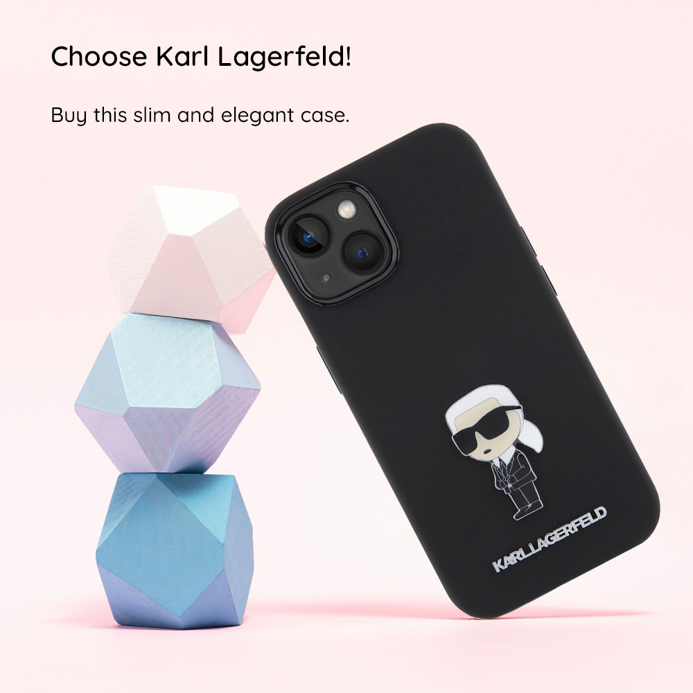 Husa pentru Apple iPhone 18 Pro Max / 17 Pro Max, Karl Lagerfeld, Choupette Metal Pin, Roz - Ingrijire