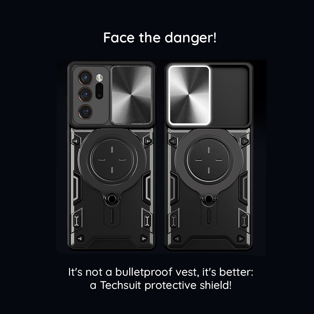 Husa pentru OnePlus 15, Techsuit, CamGuard Pro, Neagra - Rezistenta pe termen lung