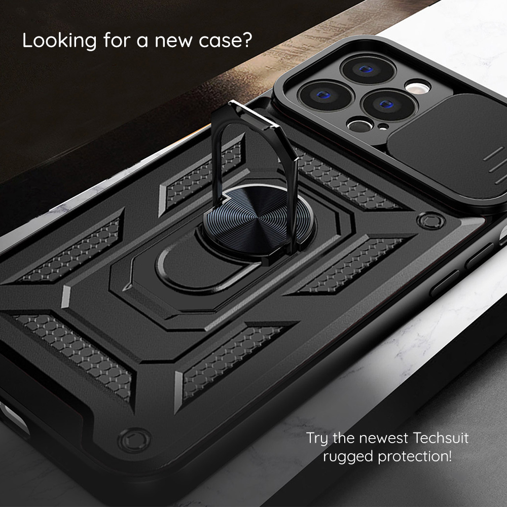 Husa pentru OnePlus 15, Techsuit, CamShield, Verde - Protectie pentru camera