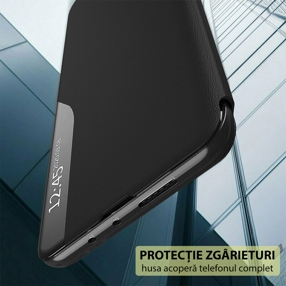 Husa pentru Xiaomi Redmi Note 14 Pro 4G, Techsuit, eFold, Neagra - Rezistenta si constructie