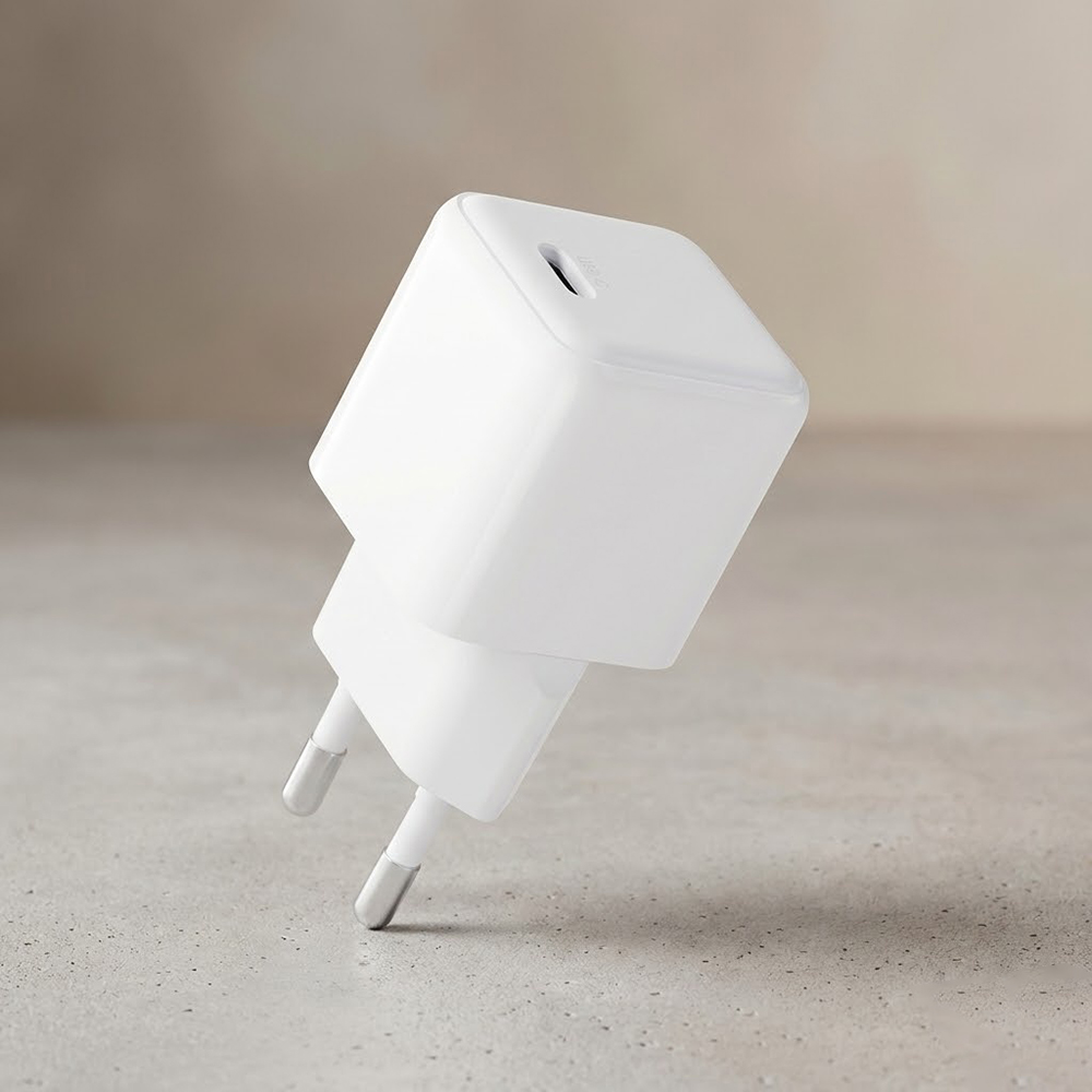 Incarcator Retea Cu Cablu USB-C 3MK Hyper, 25W, 3A, 1 x USB-C, Alb - GaN inseamna mic si rece