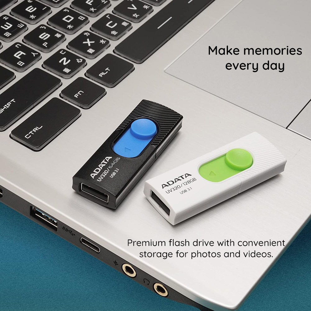 Memorie Externa USB-A 3.1 Adata UV320, 32Gb AUV320-32G-RBKBL - Compatibilitate
