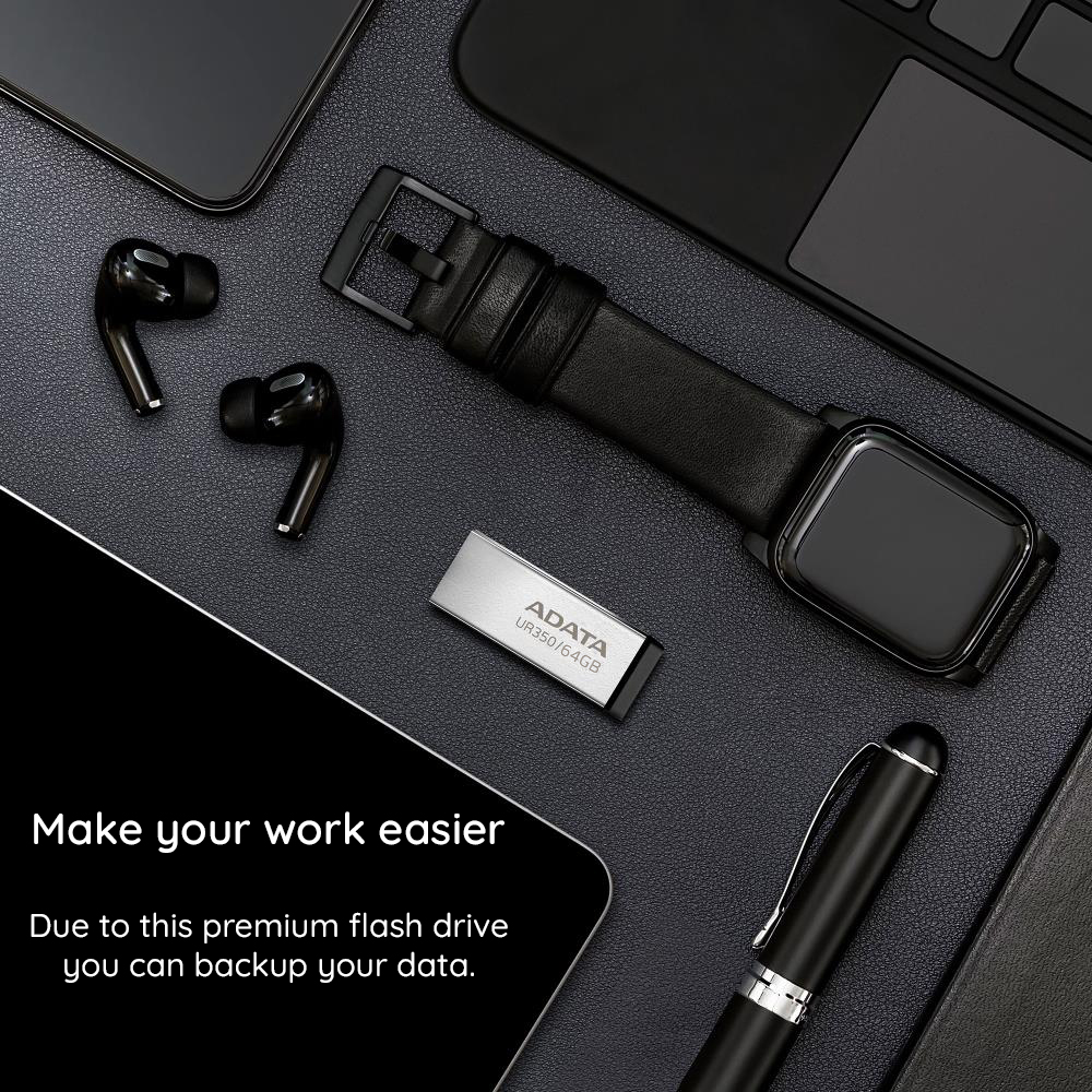 Memorie Externa USB-A 3.2 Adata UR350, 32Gb UR350-32G-RSR/BK - Compatibilitate