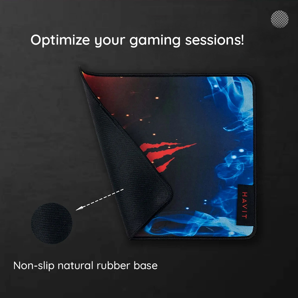 MousePad Gaming HAVIT MP846, 250mm x 210mm x 2mm, Negru - Cei doi milimetri, avantaj sau nu