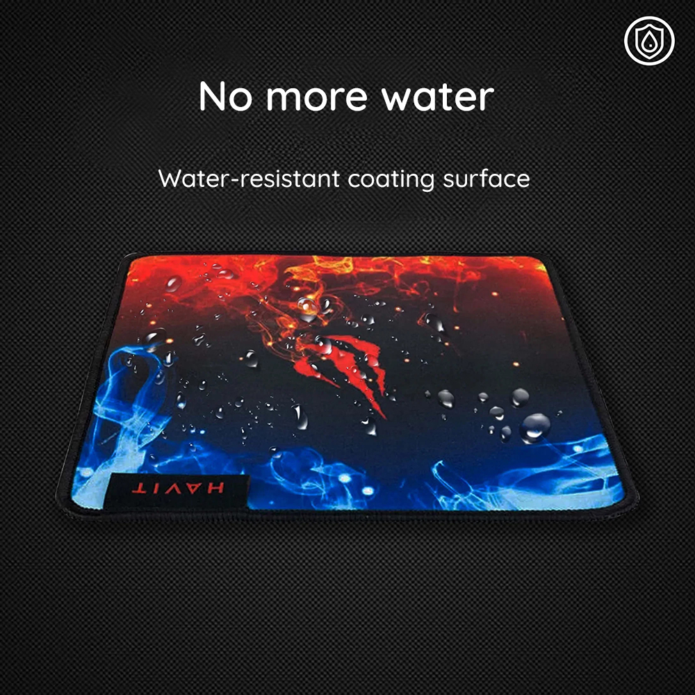 MousePad Gaming HAVIT MP846, 250mm x 210mm x 2mm, Negru - Formatul mic in practica