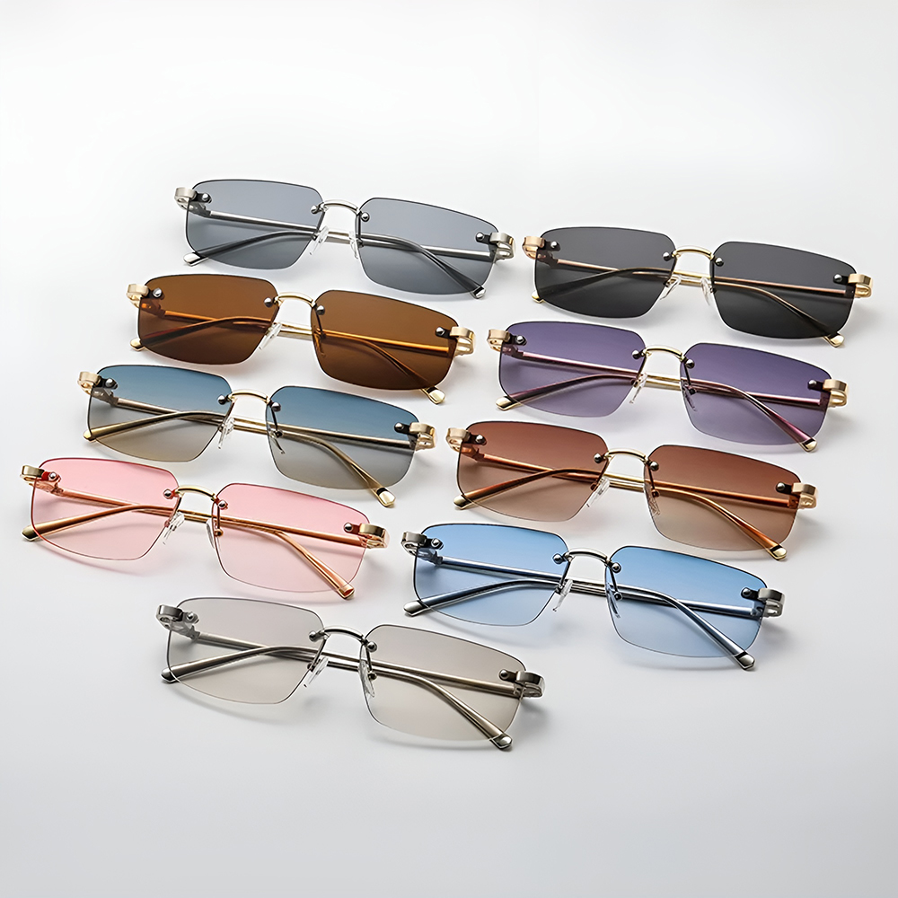 Ochelari De Soare Unisex Techsuit S098, Aurii Albastrii Verzi - Design boldsi versatil