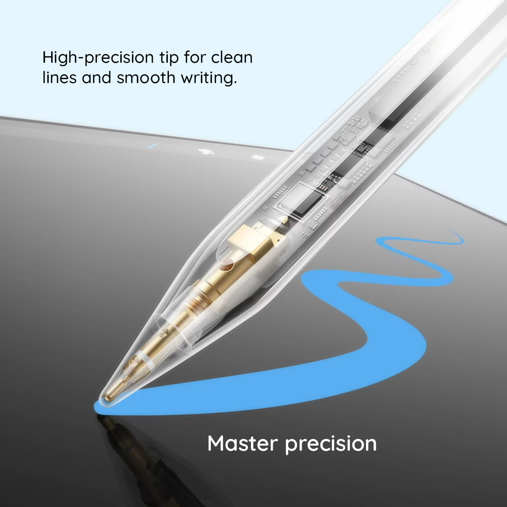 Touch Pen Baseus Smooth Writing 3 Series pentru Apple iPad, Versiune Wireless Activ, Alb P80080805213-01 - Wireless Activ, ce inseamna in fapt