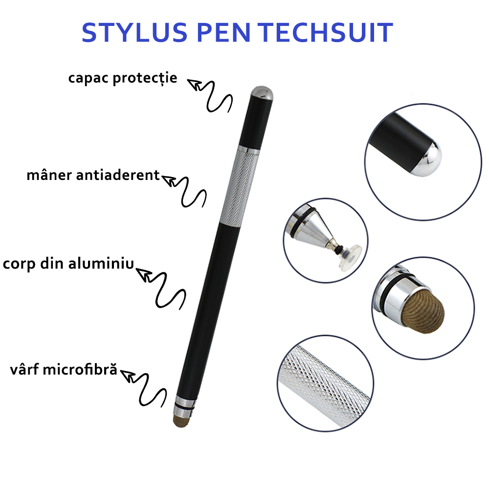 Touch Pen Techsuit JC03, Alb - Limitele lui, spuse pe fata