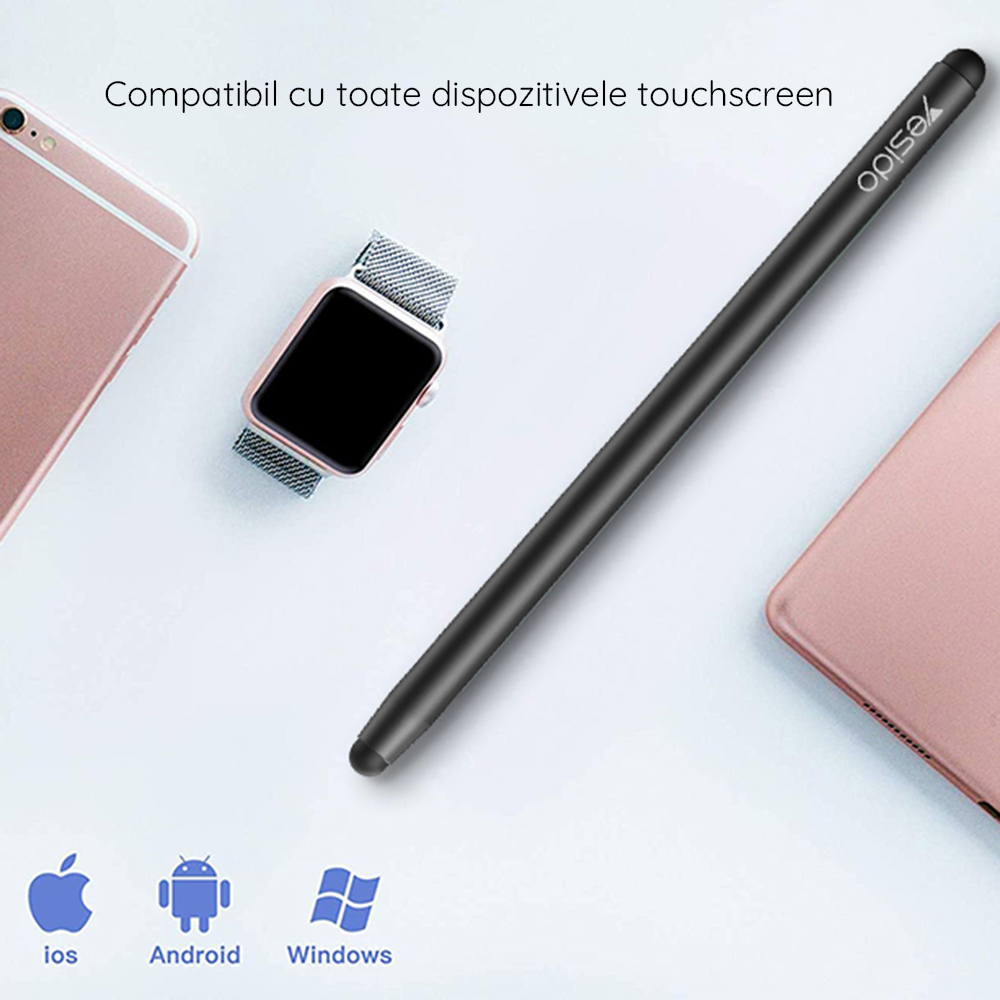 Touch Pen Yesido ST01, Alb - Treaba de birou
