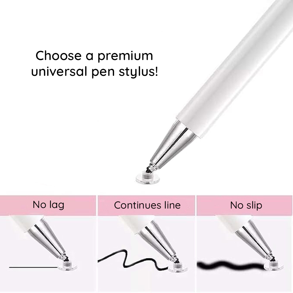 Touch Pen Yesido ST03, Alb - Cum lucreaza discul siliconic